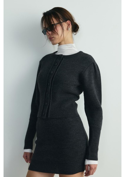 Füme Lucy Triko Mini Etek fırsatları