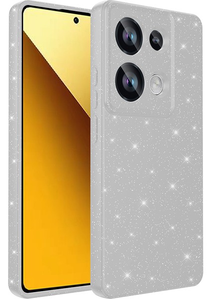 Xiaomi Redmi Note 13 Pro 4g Kılıf Kamera Korumalı Simli Renkli Parlak Silikon Kapak (Koton)