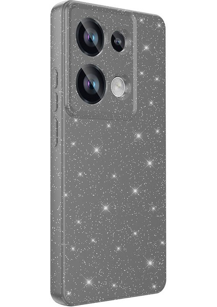 Xiaomi Redmi Note 13 Pro 4g Kılıf Kamera Korumalı Simli Renkli Parlak Silikon Kapak (Koton)