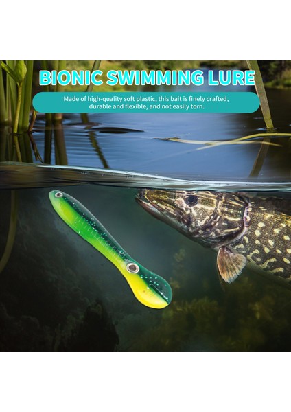 10 Adet Yumuşak Biyonik Balıkçılık Cazibesi Balık Tutma Yem Tuzlu Su ve Tatlı Su Için Balıkçılık Yem Yavaş Batan Biyonik Yüzme Cazibesi (Yurt Dışından) fırsatları