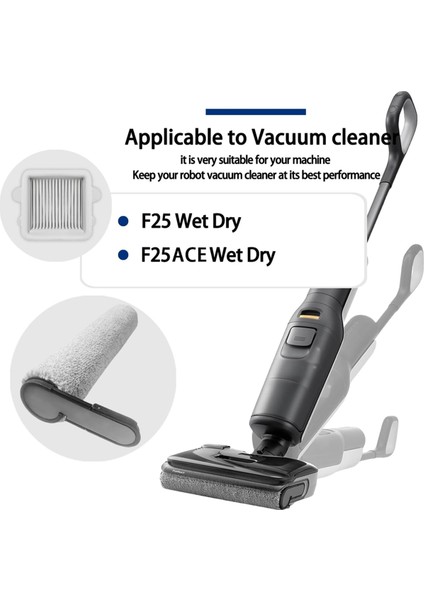 F25 / Islak/kuru Elektrikli Süpürge Ana Silindir Fırça Filtresi Yedek Parçaları (Yurt Dışından) modelleri