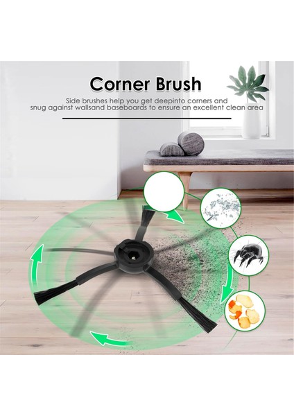 S8 Maxv Ultra Max Q S7 Serisi S7+ Maxv Pro S8+ Max+ Parçaları Için Yan Fırça (Yurt Dışından) fiyatları