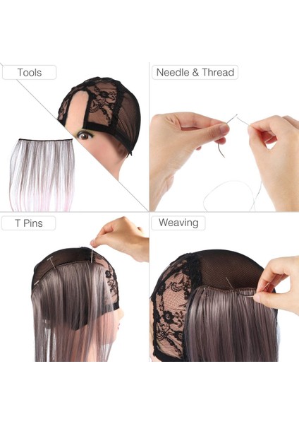 50 Adet C Tipi Iğne Dokuma Kavisli Iğneler El Dikiş Iğneleri Dikiş Saç Peruk Yapımı Halı Için Dikiş Iğnelerinde (Yurt Dışından) fırsatları