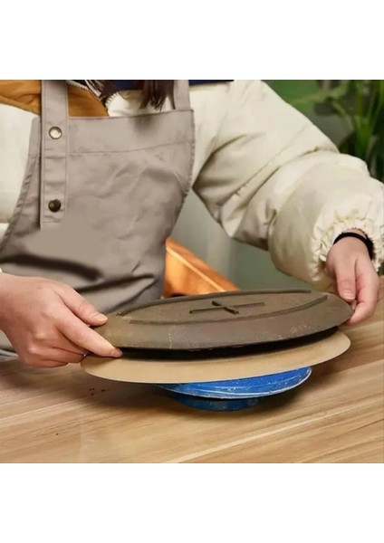 Yuvarlak Çömlek Aletleri Seramik Plaka Oluşturma Kalıp Ahşap Yoğunluk Plakası Baskı Boş Sıyırma Çamur Plaka Oluşturma Aracı (Yurt Dışından) modelleri