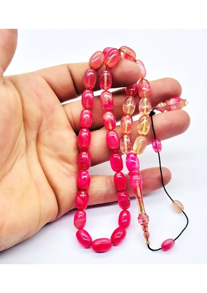 Renk Süzmesi Hareli Sıkma Ateş Kehribar Tesbih fırsatları