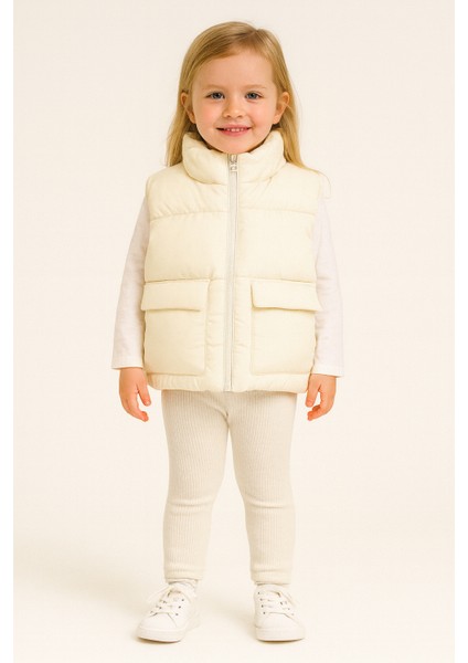 Çocuk Şişme Yelek Krem modelleri