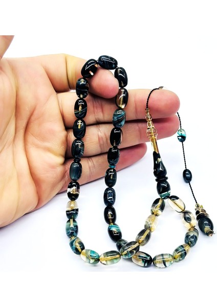 Usta Işçilikli Renk Süzmesi Sıkma Ateş Kehribar Tesbih fiyatları