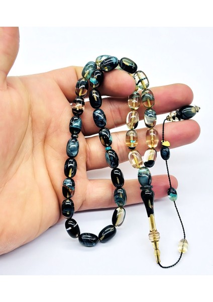 Usta Işçilikli Renk Süzmesi Sıkma Ateş Kehribar Tesbih indirimleri