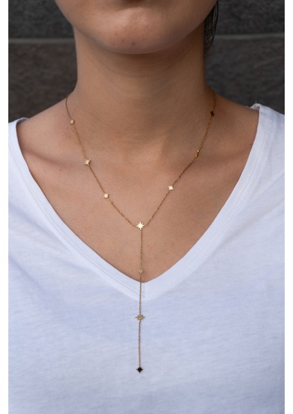 Çelik Yıldız Figürlü Kadın Kolye fiyatları