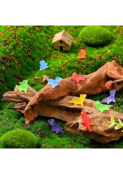 120PCS Mini Glow Lizard Minyatür Heykel Sevimli Reçine Kertenkele Şekil Minyatür Peyzaj Saksıları Için Mini Reçine Hayvanları (Yurt Dışından) fırsatları