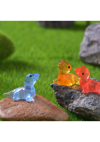 120PCS Mini Glow Lizard Minyatür Heykel Sevimli Reçine Kertenkele Şekil Minyatür Peyzaj Saksıları Için Mini Reçine Hayvanları (Yurt Dışından) indirimleri