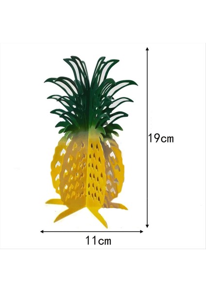 Reklam Öğeleri Metal Ananas Süsleri Yapay Meyve Heykelcik Masası Masa Merkezi Ev Dekor Sarı ve Siyah (Yurt Dışından) fırsatları