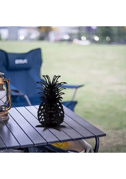 Reklam Öğeleri Metal Ananas Süsleri Yapay Meyve Heykelcik Masası Masa Merkezi Ev Dekor Sarı ve Siyah (Yurt Dışından) indirimleri