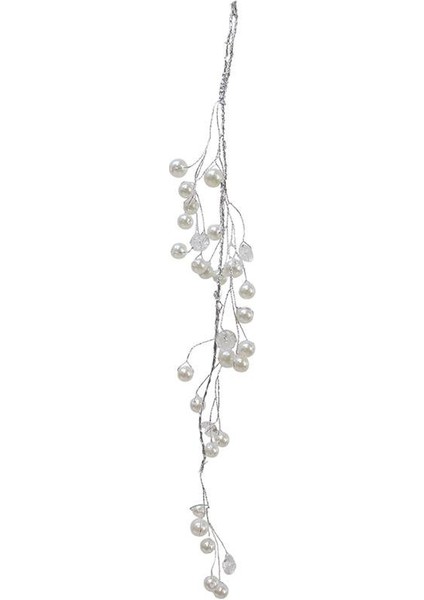 Yılbaşı Ağaç Süsü Lüks Inci Kristal Salkım Dekoratif Süs 38 cm fırsatları