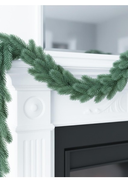 Yılbaşı Dekoru Çam Dalı Garland – Kapı Duvar ve Masa Süsü Yeşil 180 cm fiyatları