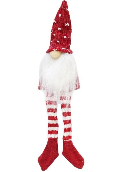 Yılbaşı Temalı Dekoratif Şişe Elbisesi – Noel Cücesi Figürlü Dekor 32 cm modelleri