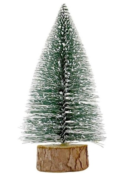 Yılbaşı Mini Karlı Çam Ağacı Masa Üstü Dekoratif Ağaç 20 cm fiyatları