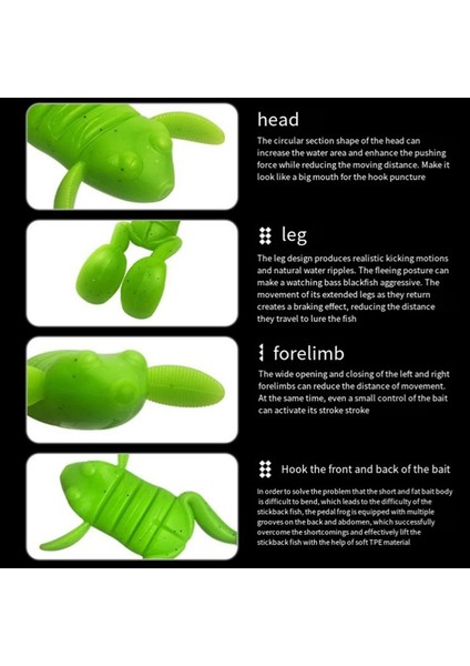 B Kurbağa Yumuşak Yem Tekme Kurbağa Yemleri Her Türlü Etobur Balık Yumuşak Yem Için Uygun (Yurt Dışından) fırsatları