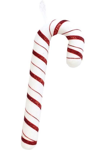 Yılbaşı Ağaç Süsü Baston Şeker Figürlü Dekoratif Süs 34 cm fiyatları