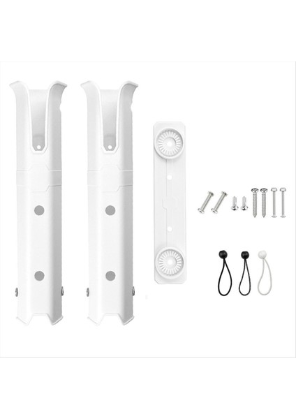 Deniz Teknesi Olta Çubuğu Tutucu Raf Eğirme Balıkçılık Çubuğu Destek Standı Tekne Deniz Balıkçılığı Kutusu Kayık Tekne Beyaz (Yurt Dışından)