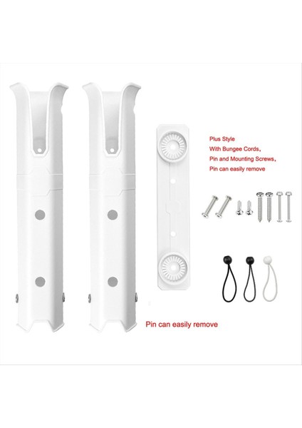 Deniz Teknesi Olta Çubuğu Tutucu Raf Eğirme Balıkçılık Çubuğu Destek Standı Tekne Deniz Balıkçılığı Kutusu Kayık Tekne Beyaz (Yurt Dışından) indirimleri