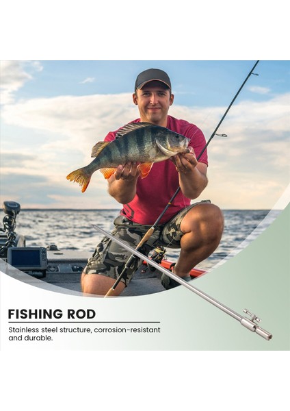 50-100CM Uzatma Paslanmaz Çelik Balıkçılık Bankası Ayarlanabilir Sazan Balıkçılık Bankası Stick Balıkçılık Çubuğu Isırık Alarmı Için Dinlenme (Yurt Dışından) fırsatları