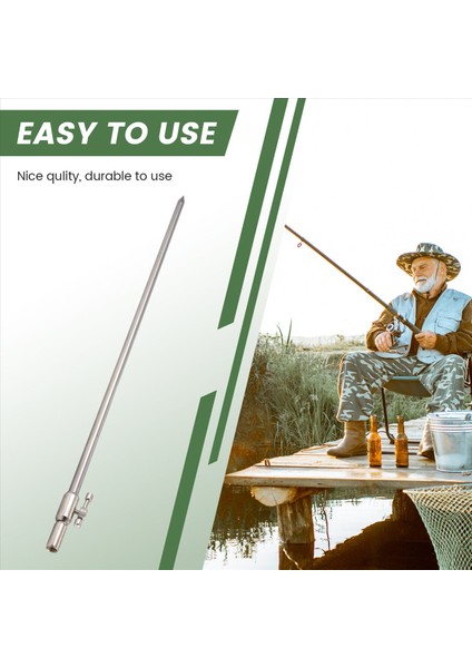 50-100CM Uzatma Paslanmaz Çelik Balıkçılık Bankası Ayarlanabilir Sazan Balıkçılık Bankası Stick Balıkçılık Çubuğu Isırık Alarmı Için Dinlenme (Yurt Dışından) indirimleri