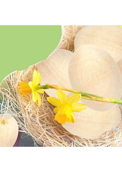 12 Adet Ahşap Yumurta Boyalı Paskalya Yumurtaları Boyasız El Sanatları Için Ahşap Yumurta Paskalya Dekorasyon Ahşap Renk (Yurt Dışından) fırsatları