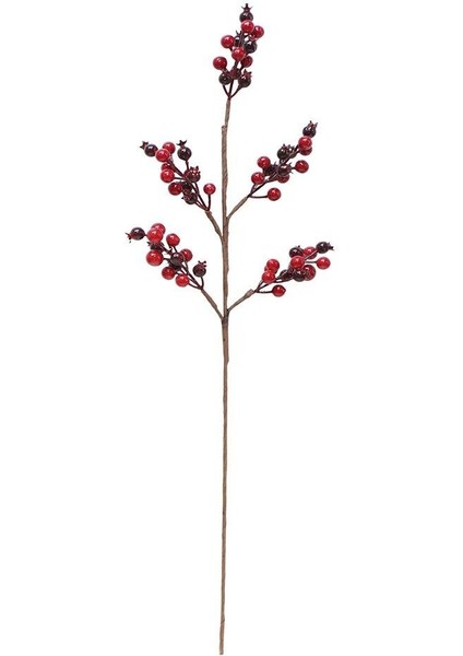 Yılbaşı Dekoru Kokina Berry Yapay Dal Kırmızı - Bordo 70 cm fırsatları