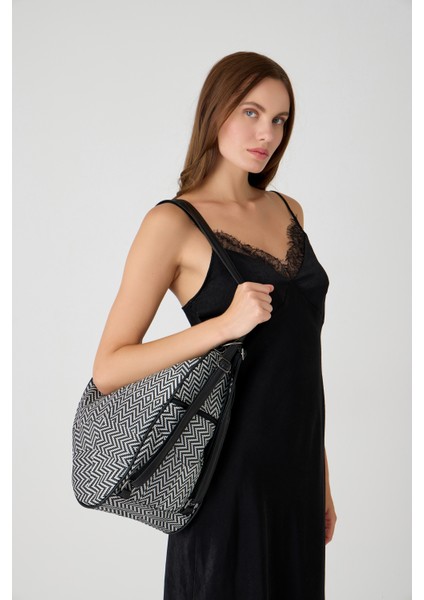 Özel Tasarım Hakiki Deri Sırt ve Kol Çantası Fonksiyonel Çanta