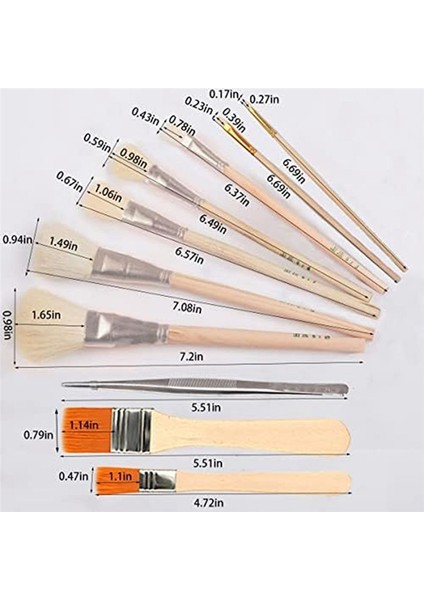 7pcs Altın Kaplama Fırça Seti Çeşitli Boyutlar Yaprak Keçi Saç Fırçaları Metalik Folyo Fırçaları Folyo Kağıt Sanat Zanaat Malzemeleri (Yurt Dışından) fiyatları