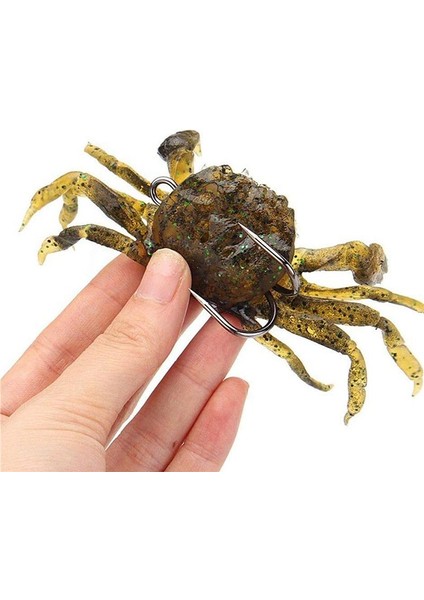 6 Adet Yengeç Balıkçılık Cazibesi Kiti Simüle Yengeçler Yemleri Yapay Balık Lures Keskin Kanca ile Mücadele 3D Yumuşak Deniz Krankbaits (Yurt Dışından) indirimleri