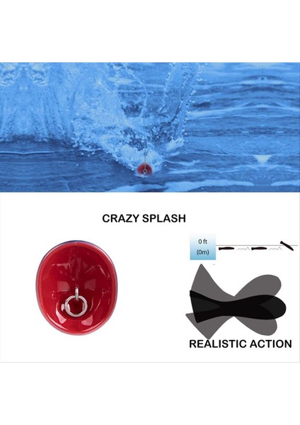 Dalga Tırmanma Cazibesi Yem Balıkçılık Yem Plastik Balıkçılık Mücadele Büyük Ağız Dalga Tırmanma Yemi Yem Tipi (Yurt Dışından) fırsatları