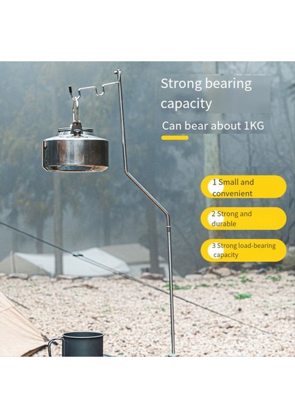 Açık Masa Beslemesi Taşınabilir Işık Kutuplu Braket Masaüstü Braket Igt Kamp Masa Aksesuarları Lamba Braketi (Yurt Dışından)