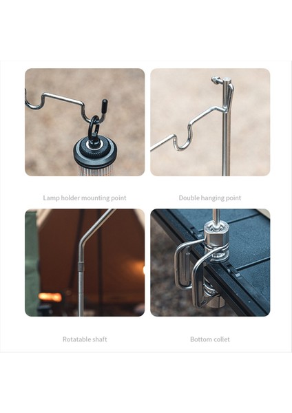 Açık Masa Beslemesi Taşınabilir Işık Kutuplu Braket Masaüstü Braket Igt Kamp Masa Aksesuarları Lamba Braketi (Yurt Dışından) fırsatları