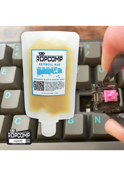 Keyboil Mekanik Klavye Tuş Yay Yağı K50 modelleri