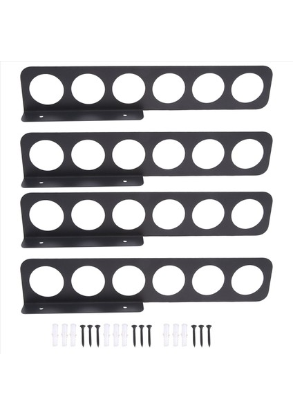 4pcs Duvar Olta Çubuğu Tutucusu Çok Fonksiyonlu Olta Çubuğu Standı Takma Araçlar Balıkçılık Direği Tutucu (Yurt Dışından)