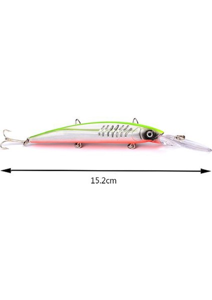 1pcs 15 2cm 12 2g 3D Gözler Büyük Sert Balıkçılık Cazibesi Bas Pike Krankbaits Minnow Wobblers Kanalı Balıkçılık Mücadele (Yurt Dışından) modelleri