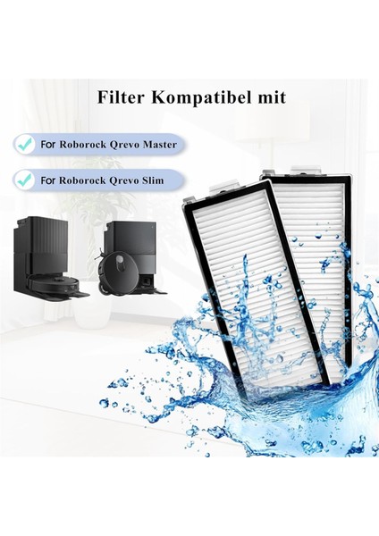 Qrevo Master/qrevo Slim Robot Süpürge Filtresi, Yıkanabilir Yedek Parçalar (Yurt Dışından) modelleri