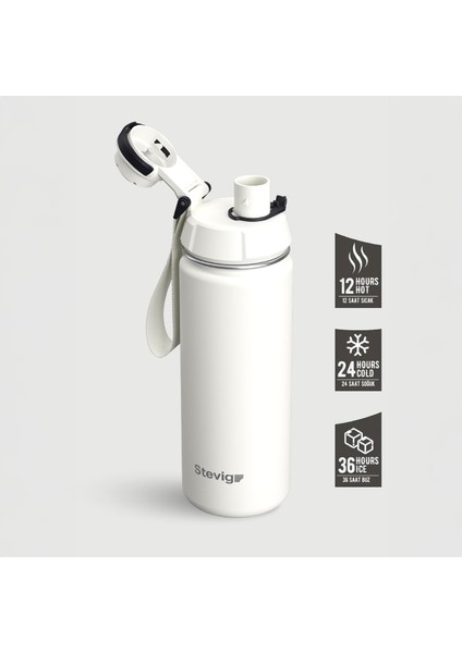 1 Hand Leak-Proof Sızdırmaz Çelik Termos 500 Ml Star Whıte St-220 fiyatları