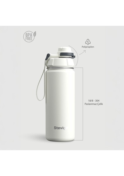 1 Hand Leak-Proof Sızdırmaz Çelik Termos 500 Ml Star Whıte St-220 indirimleri