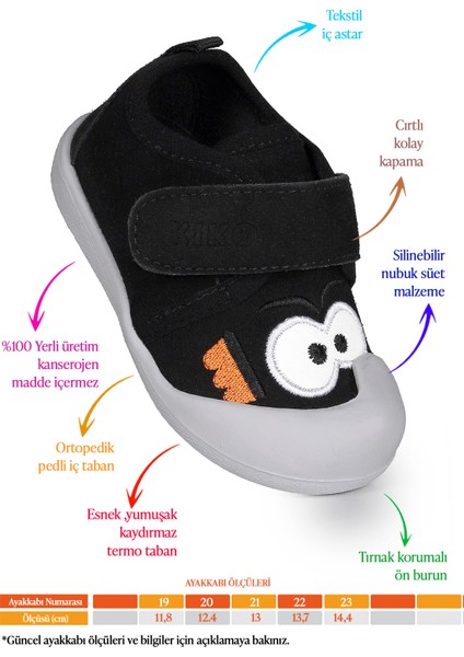 Cookie Cırtlı Kız Bebek Ilk Adım Ortopedik Günlük Ayakkabı fiyatları