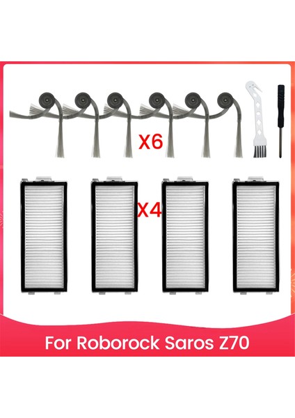 Saros Z70 Elektrikli Süpürge Için Filtre Yan Fırça Aksesuarları, Yedek Parçalar (Yurt Dışından)
