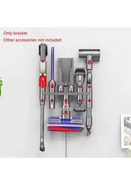 V7 V8 V10 V11 V15 Elektrikli Süpürge Için Depolama Rafı Alet Tutucu Fırça Başlığı Temizleme Aksesuarları Braketi (Yurt Dışından) modelleri