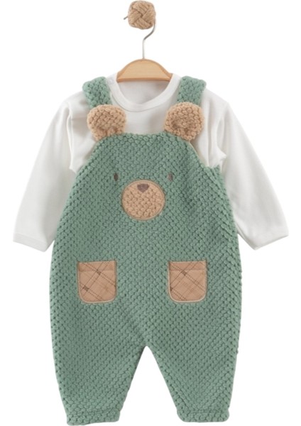 Ayı Nakışlı Bebek Tulumu modelleri