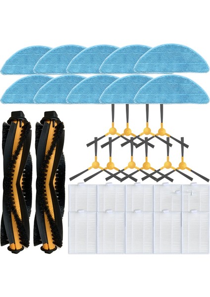 C30B XR500 E30 Için 800T 820S 820T 830T Robot Süpürge Ana Yan Fırça Filtre Paspas Bezi (Yurt Dışından)