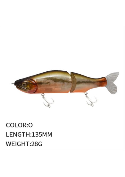 Yem Yem Biyonik Balık Yem Yavaş Batan Balık Yem 135MM/28G Yem Sert Yem O (Yurt Dışından) indirimleri