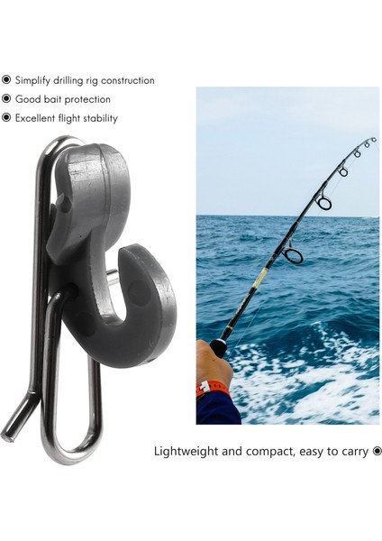 Deniz Balıkçılık Takımı Etki Klipleri Sıçrama Yalnız Deniz Balıkçılık Yem Klipsi/klipler 10 Pcs (Yurt Dışından) modelleri