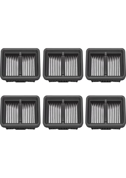 H15 PRO/H15 Pro HEAT/H12S/H12S AE/G10 PRO/G10 Kombo Elektrikli Süpürge Parçaları Için Yedek Filtre 6 Adet (Yurt Dışından)