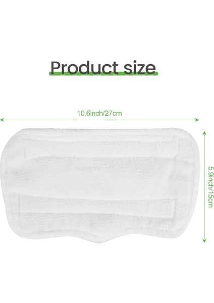 S3101 S3202 S3250 Yıkanabilir Temizleme Pedi Buharlı Sert Zeminler Için 4'lü Yedek Buharlı Paspas Pedi Paketi (Yurt Dışından) fiyatları